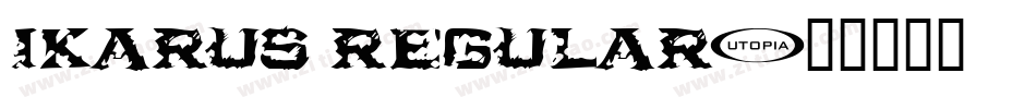 Ikarus Regular字体转换